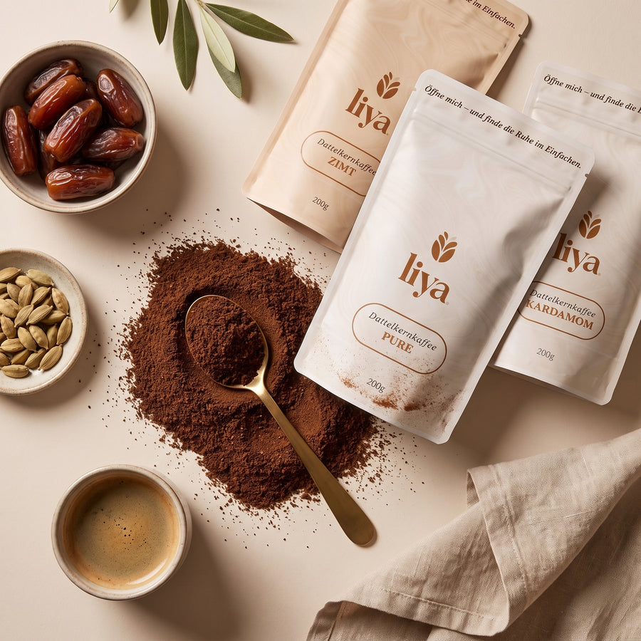 Liya Bundle gemahlener Dattelkernkaffee