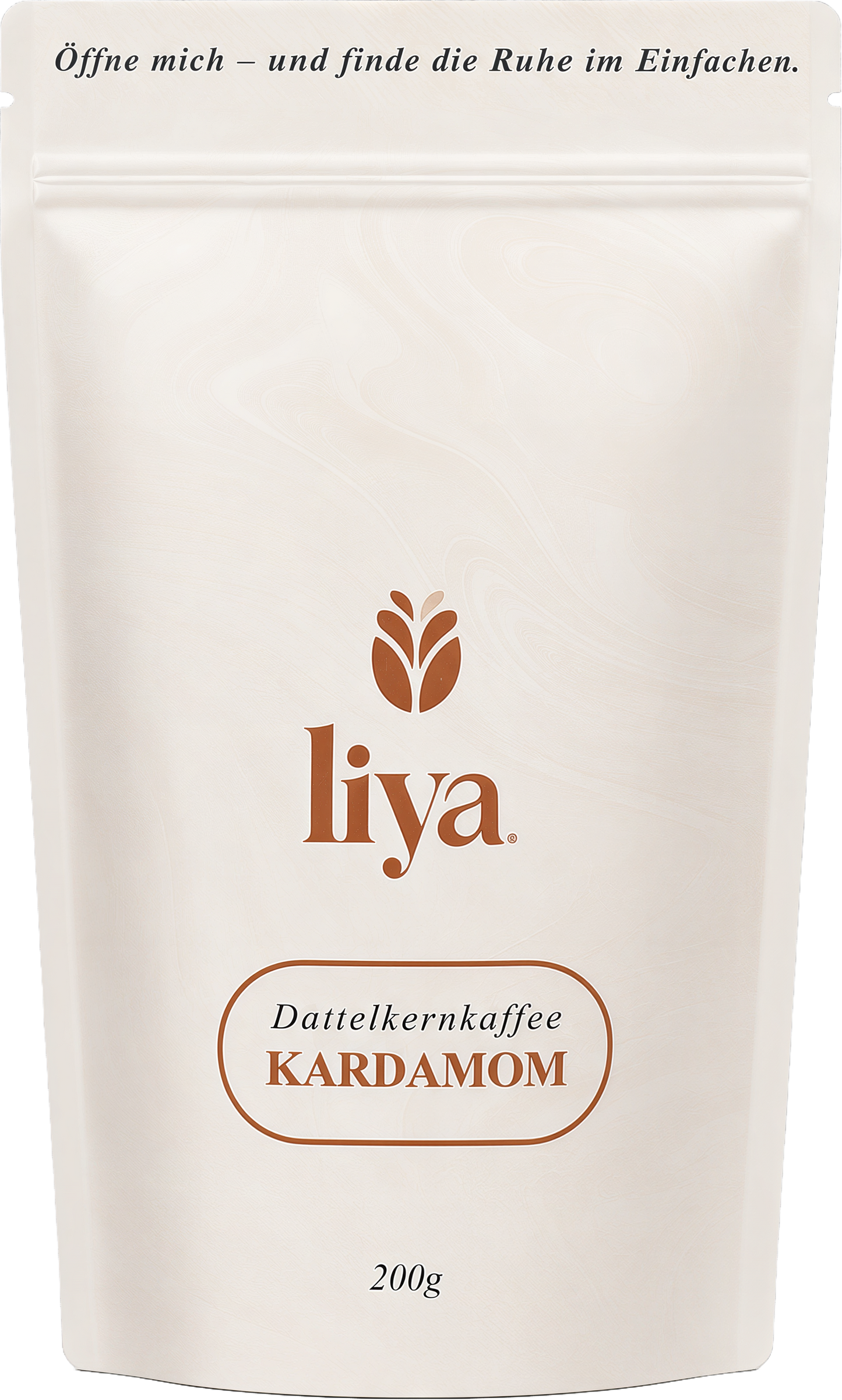 Liya Kardamom Dattelkernkaffee freigestellt