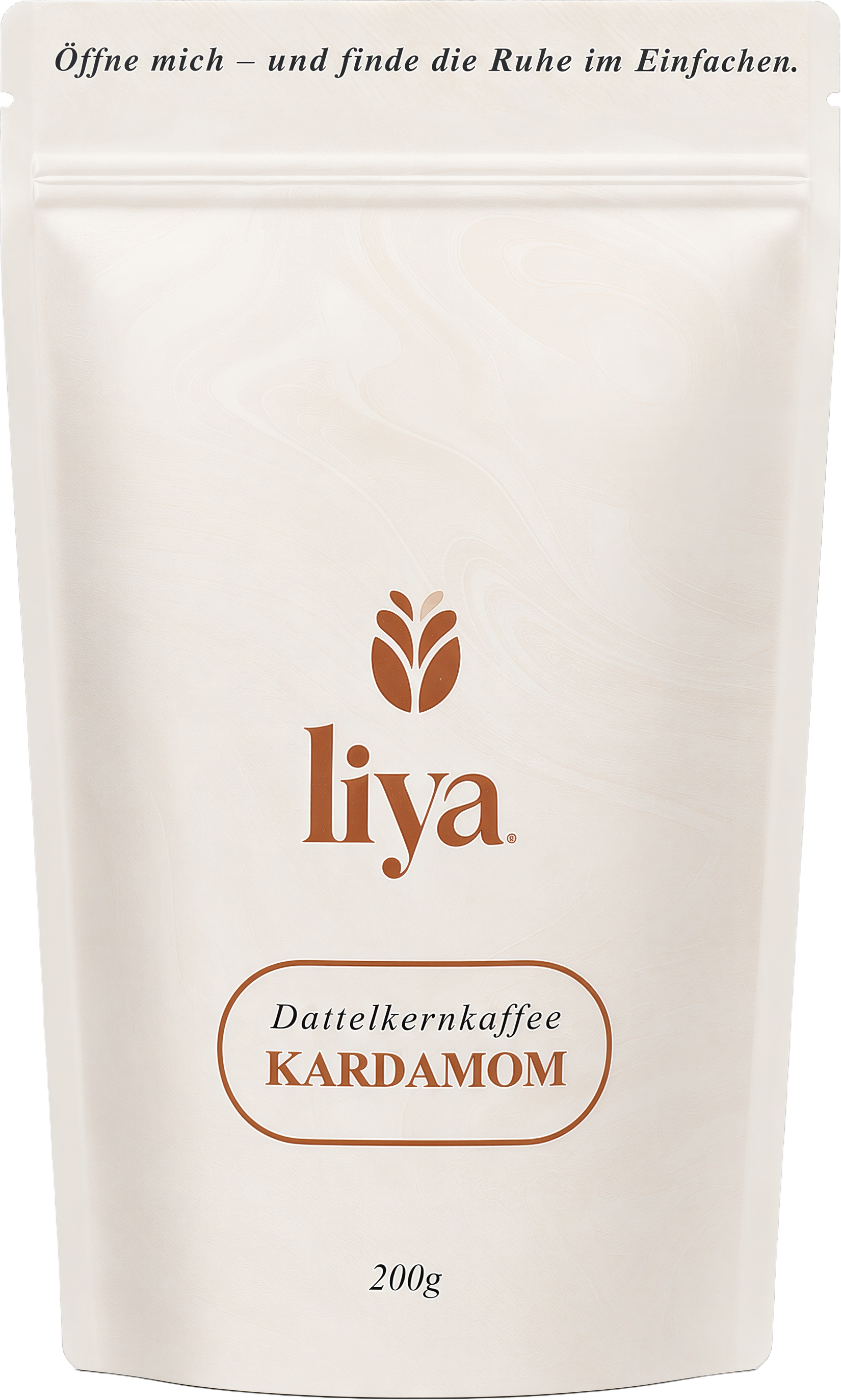 Liya Kardamom Dattelkernkaffee freigestellt