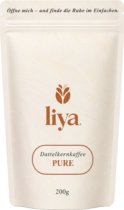 Liya Pure Dattelkernkaffee freigestellt